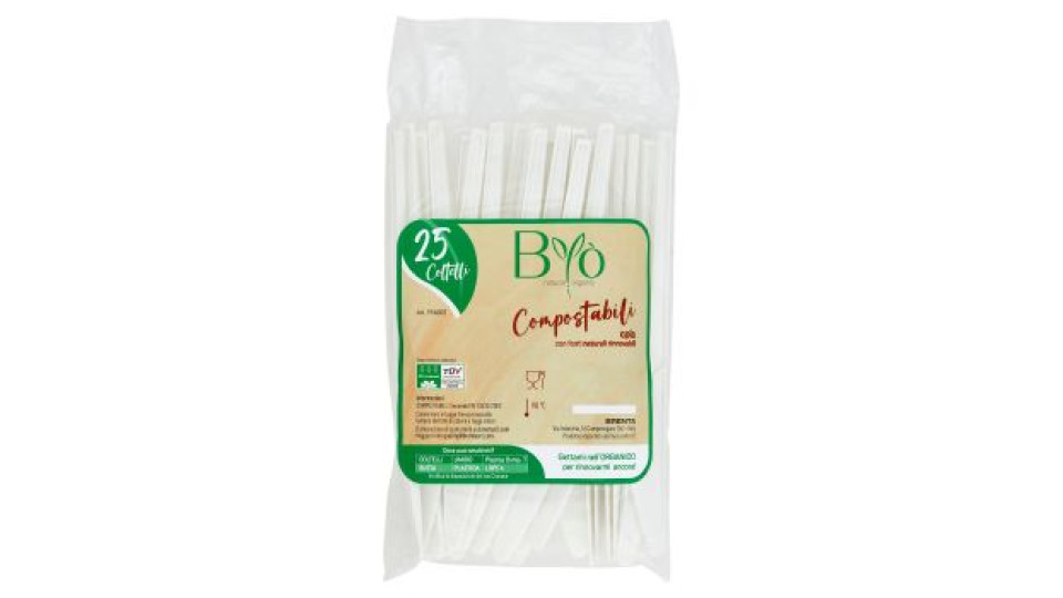Biò Coltelli Compostabili 25 pz