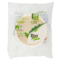 Bio Table Ciotole Compostabili 20 pz