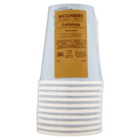 Bicchiere Cellulosa Azzurro 240 ml 10 pz