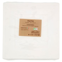 Piatto Compostabile 23x23 cm 6 pz