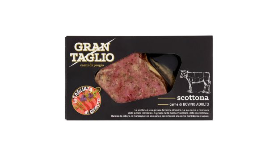 Gran Taglio scottona carne di Bovino Adulto 0,220 kg