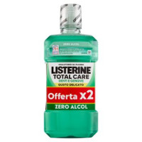 Listerine Total Care Denti e Gengive Gusto Delicato Zero Alcol 2 x 500 ml