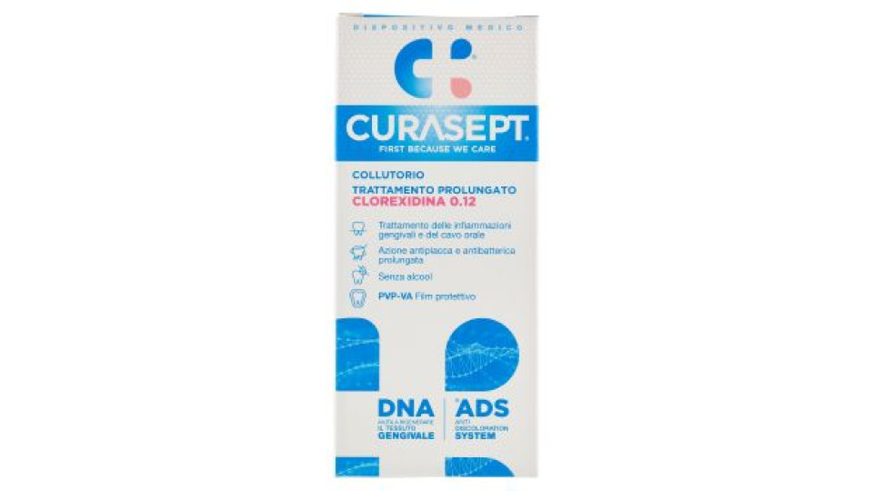 Curasept Collutorio Trattamento Prolungato Clorexidina 0.12 200 ml