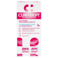 Curasept Collutorio Trattamento Lenitivo Clorexidina 0.20% + Clorobutanolo 200 ml