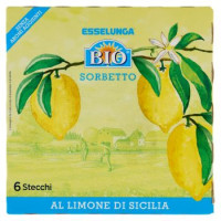Esselunga Bio Sorbetto al limone di Sicilia 6 x 65 g
