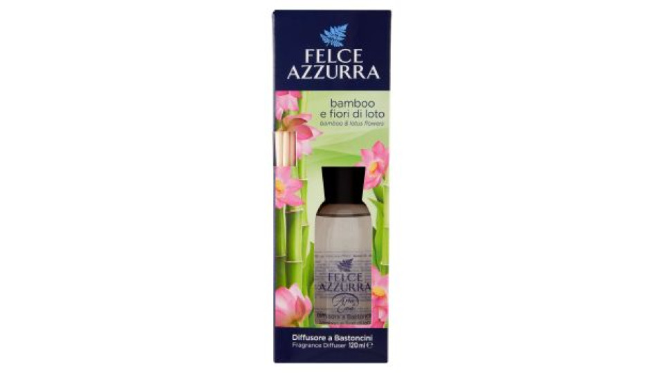 Felce Azzurra Aria di Casa bamboo e fiori di loto Diffusore a Bastoncini 120 ml