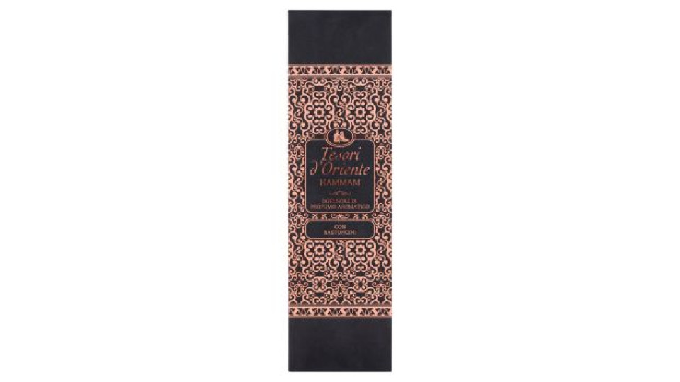 Tesori d'Oriente Hammam Diffusore di Profumo Aromatico con Bastoncini 200 ml