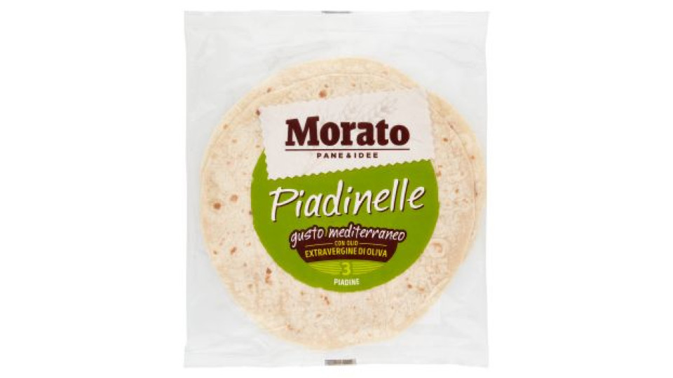Morato Piadinelle gusto mediterraneo 3 Piadine 360 g