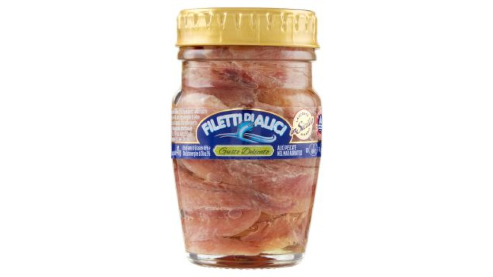 L'Isola d'Oro Filetti di Alici Gusto Delicato 80 g