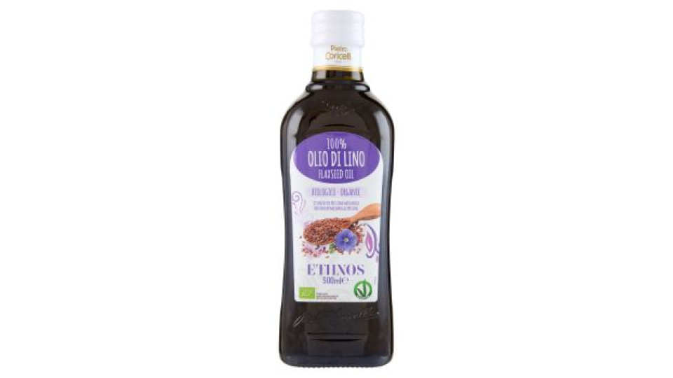 Ethnos 100% Olio di Lino Biologico 500 ml