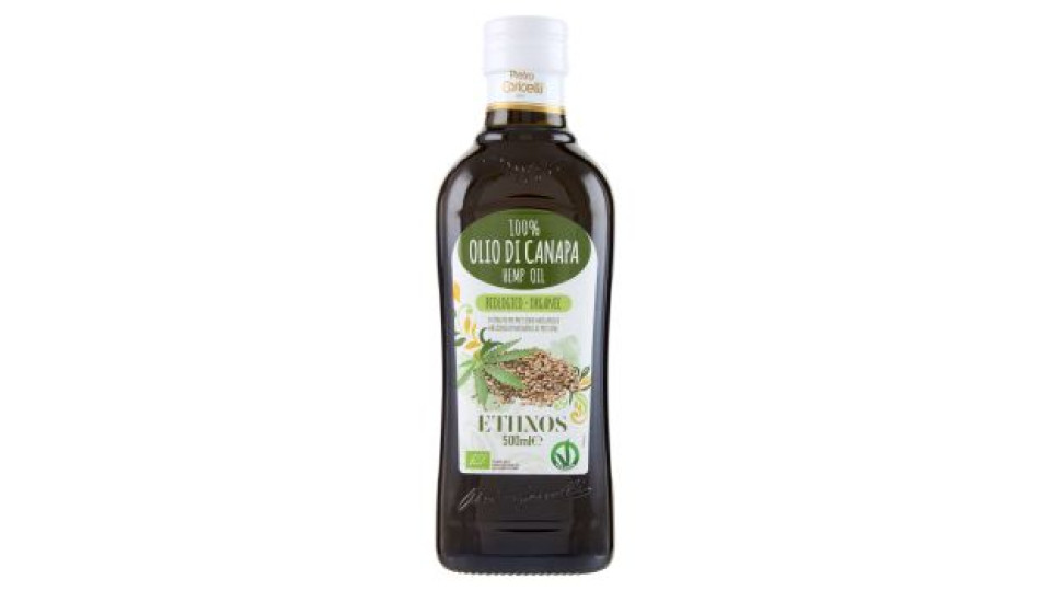 Ethnos 100% Olio di Canapa Biologico 500 ml