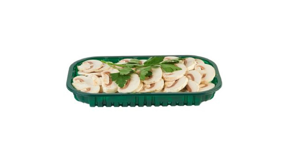 Agaricus Bisporus bianco affettato confezionati 300 g