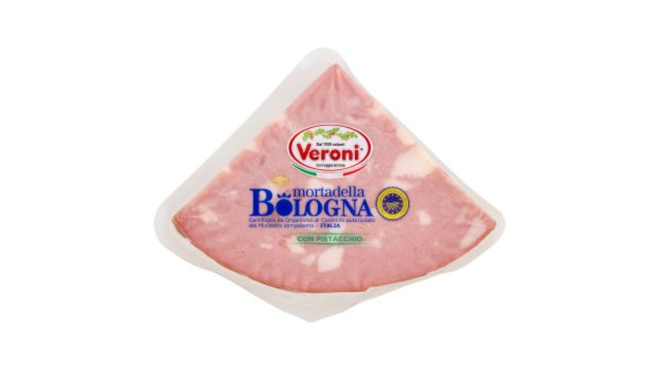 Veroni mortadella Bologna IGP con Pistacchio 0,350 Kg