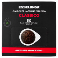 Esselunga Cialde per macchine espresso classico 50 cialde compostabili* monodose 347 g