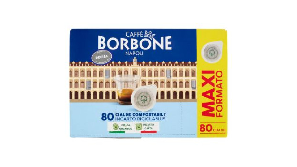 Caffè Borbone Miscela Decisa Cialde Compostabili 80 x 7,2 g