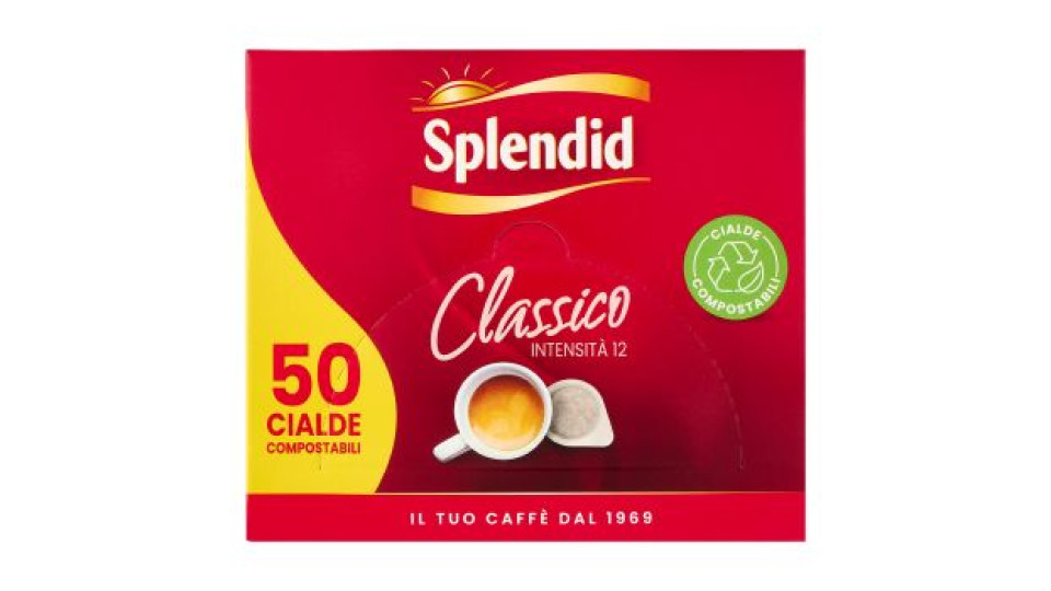 Splendid Classico 12 - 50 Cialde Caffè Compostabili ESE 44mm 350g