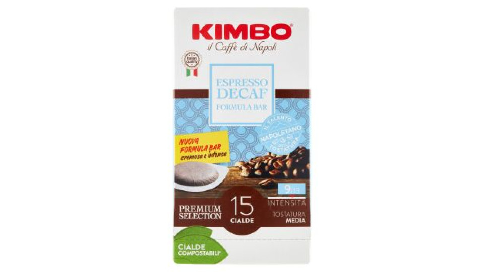 Kimbo Espresso Decaf Formula Bar 15 Cialde Compostabili* 109.5 g