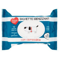 Magic Pet Salviette Igienizzanti muso - zampe - manto con clorexidina 40 pz