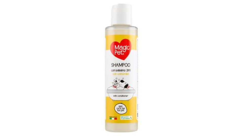 Magic Pet Shampoo con balsamo 2in1 con camomilla 250 ml