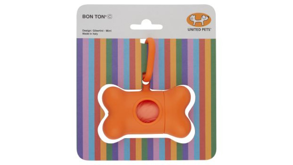 United Pets Bon Ton Dispenser con rotolo da 10 sacchetti biodegradabili