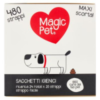Magic Pet Sacchetti Igienici ricarica rotoli 24 pz