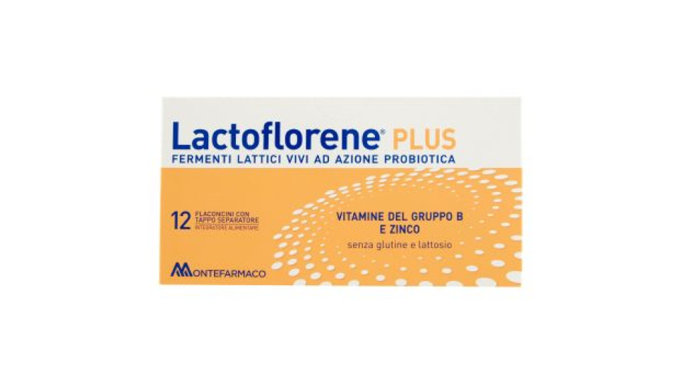 Lactoflorene Plus 12 Flaconcini con Tappo Separatore 120 ml