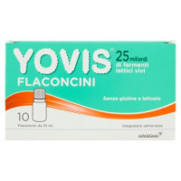 Yovis Flaconcini 25 miliardi di fermenti lattici vivi 10 x 10 ml