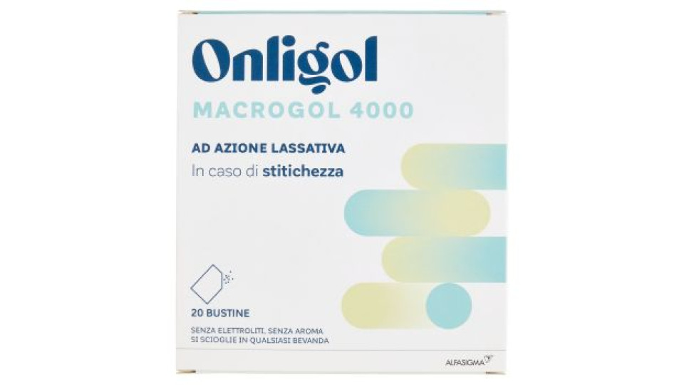 Onligol Macrogol 4000 Bustine Monouso 20 x 10 g