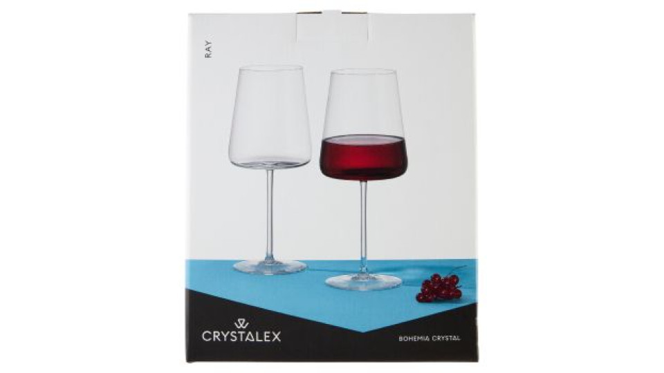 Crystalex Bohemia Crystal Calici da Vino 600 ml 2 pz