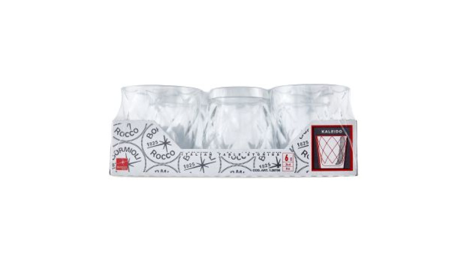 Bormioli Rocco Kaleido Bicchiere da Acqua 24 cl 6 pz