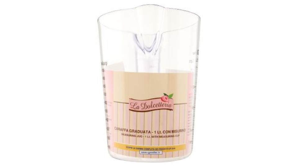 La Dolcetteria Caraffa graduata 1 Lt. con misurino