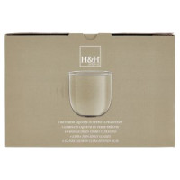 H&H Lifestyle Bicchieri Liquore in Vetro Ultrasottile cl 14 6 pz