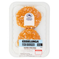 Esselunga Fish burger salmone e pesce spada con dischetti di riso 160 g