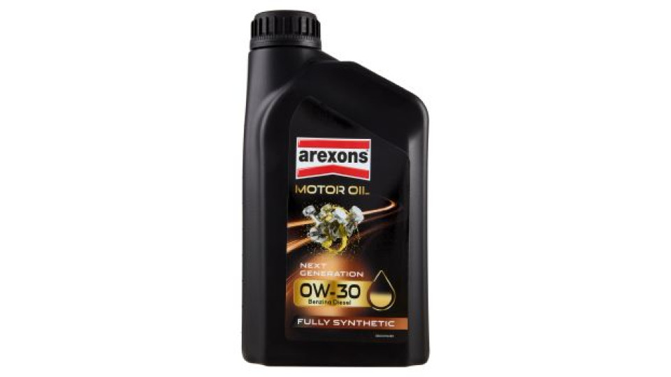 arexons Motor Oil Next Generation OW-30 Benzina Diesel Fully Synthetic 1 L