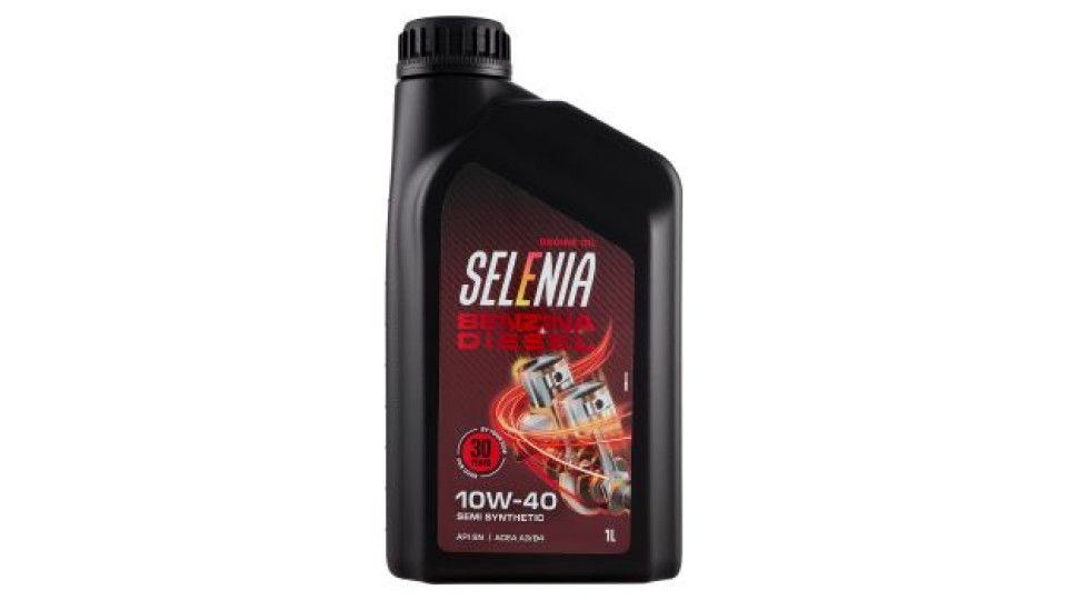 Selenia Engine Oil Benzina Diesel 10W-40 1 L