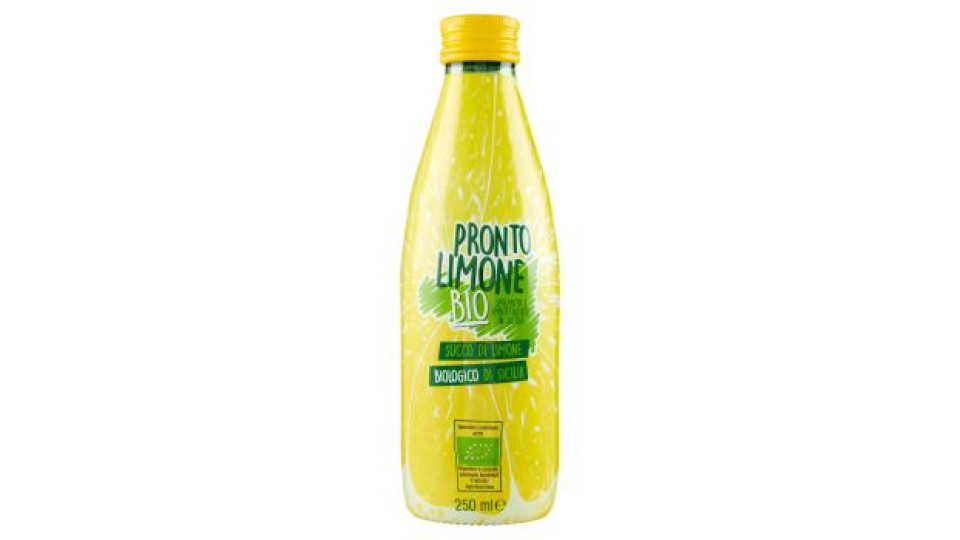 Pronto Limone Bio Succo di Limone Biologico di Sicilia 250 ml