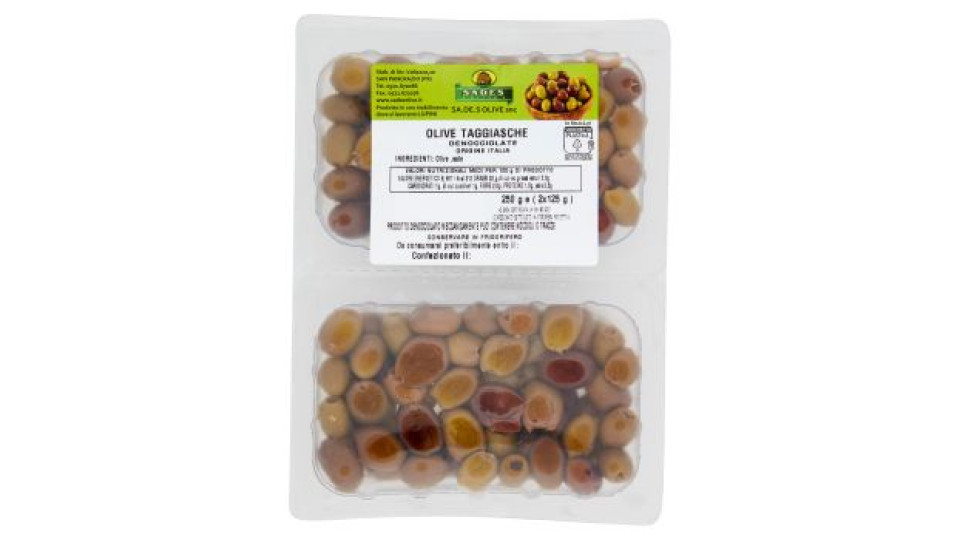 Sades Olive Olive Taggiasche Denocciolate 2 x 125 g