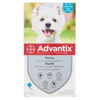 Advantix Spot-on per cani oltre 4 kg fino a 10 kg 4 x 1,0 ml