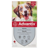 Advantix Spot-on per cani oltre 10 kg fino a 25 kg 4 x 2,5 ml
