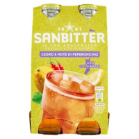 Sanbittèr, Cedro e Note di peperoncino, Aperitivo Analcolico - 4 x 200ml