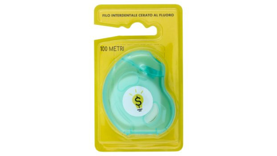 Smart Filo interdentale cerato al fluoro 100 metri