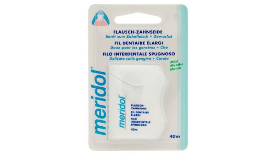 meridol filo interdentale cerato delicato sulle gengive 40 m
