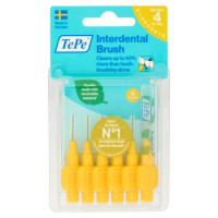 TePe Scovolino Originale Giallo - Misura ISO 4 (Filo 0,7 Mm) - Blister 6 Pz