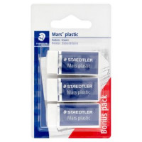 Staedtler Mars plastic Erasers 3 pz