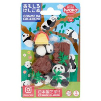 iwako Gomme da Collezione Panda 54 1 set