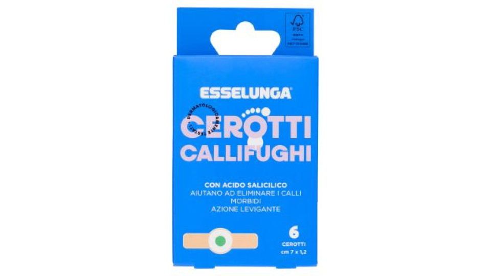 Esselunga Cerotti callifughi cm 7x1,2 6 pz