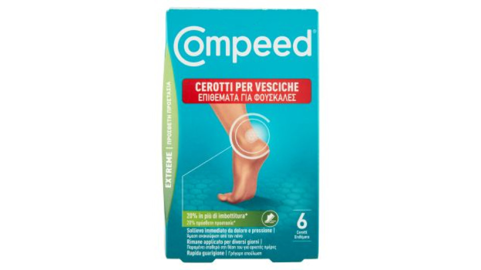 Compeed Cerotti per Vesciche Extreme 6 pz