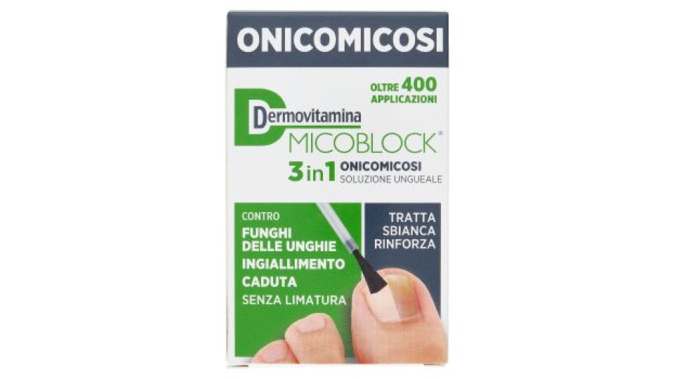 Dermovitamina Micoblock 3in1 Onicomicosi Soluzione Ungueale 7 ml