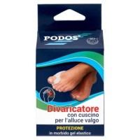 Podos Divaricatore con cuscino per l'alluce valgo 1 paio