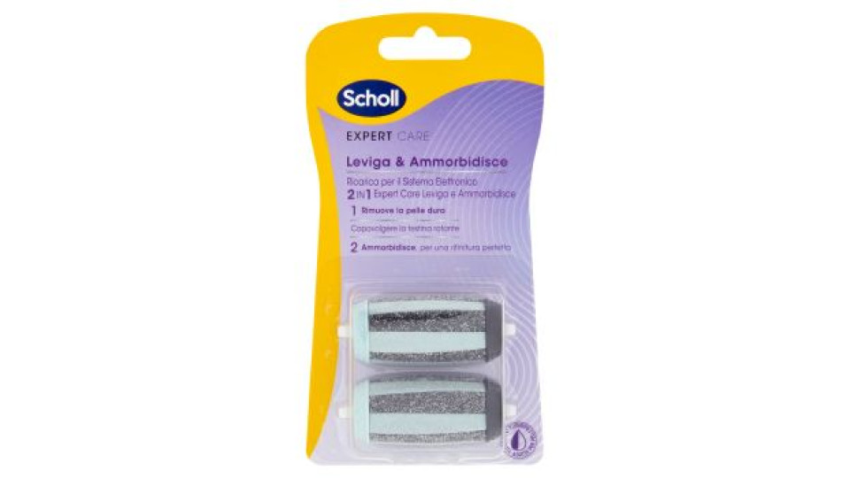 Scholl Expert Care Leviga & Ammorbidisce Ricarica per il Sistema Elettronico 2 pz
